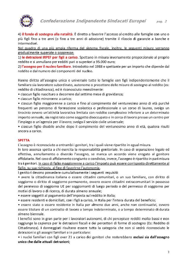 ASSEGNO UNICO E UNIVERSALE page 002