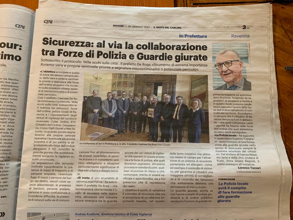 Articolo Carlino 26.1.23