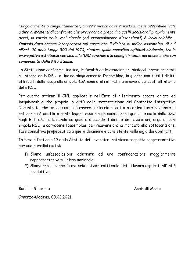 Corte di Cassazione ordinanza page 003