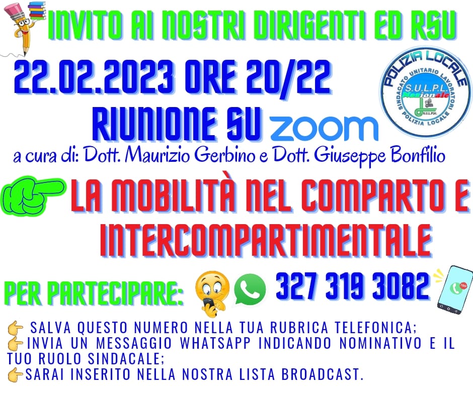 FORMAZIONE SINDACALE 22.02.23