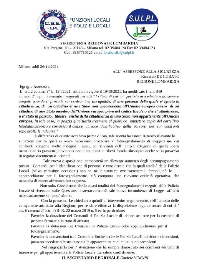 FOTOSEGNALAMENTO MILANO