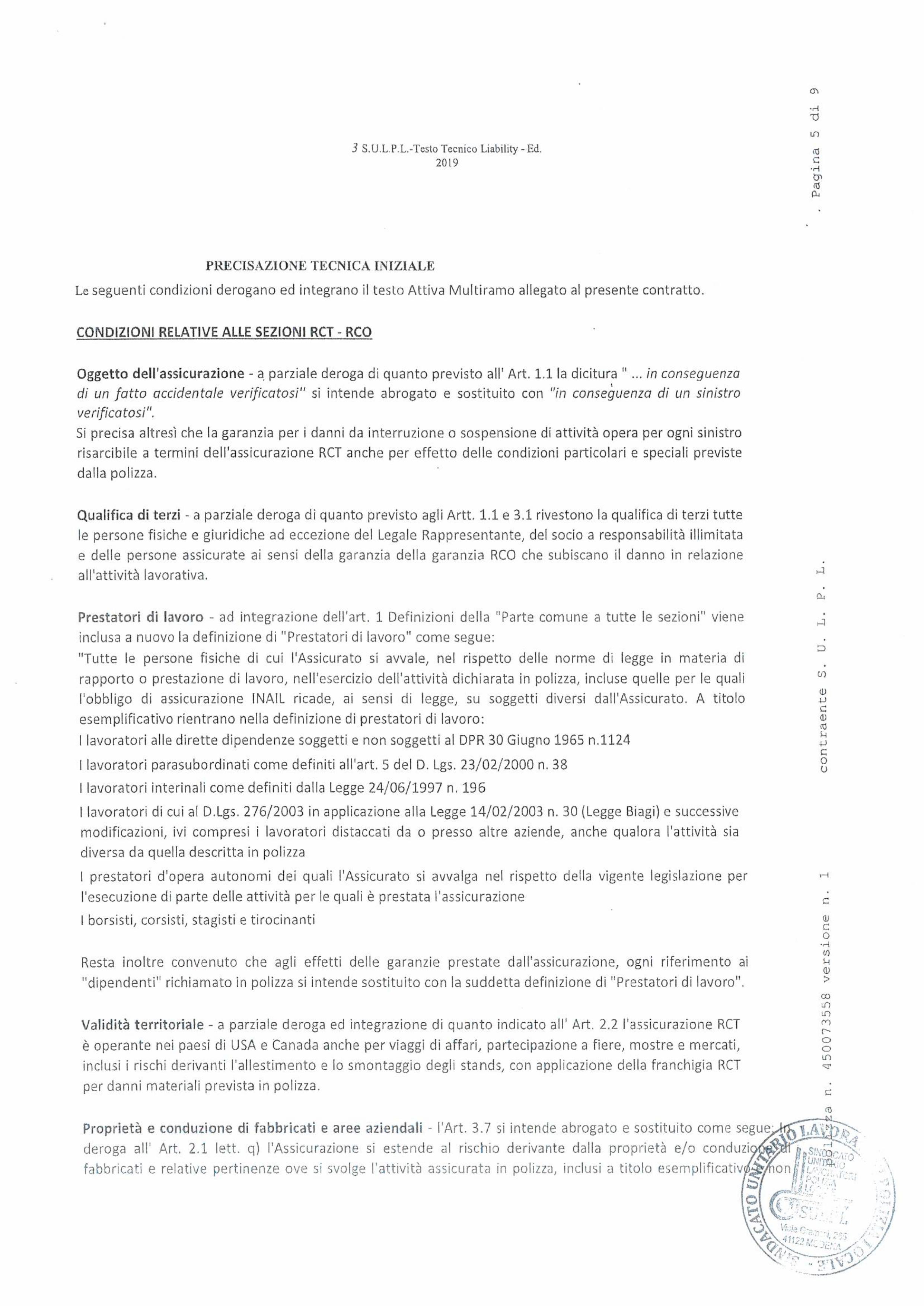 assicurazione sulpl anno 2026fino a colpa grave e utilizzo legittimo armi immagini 2