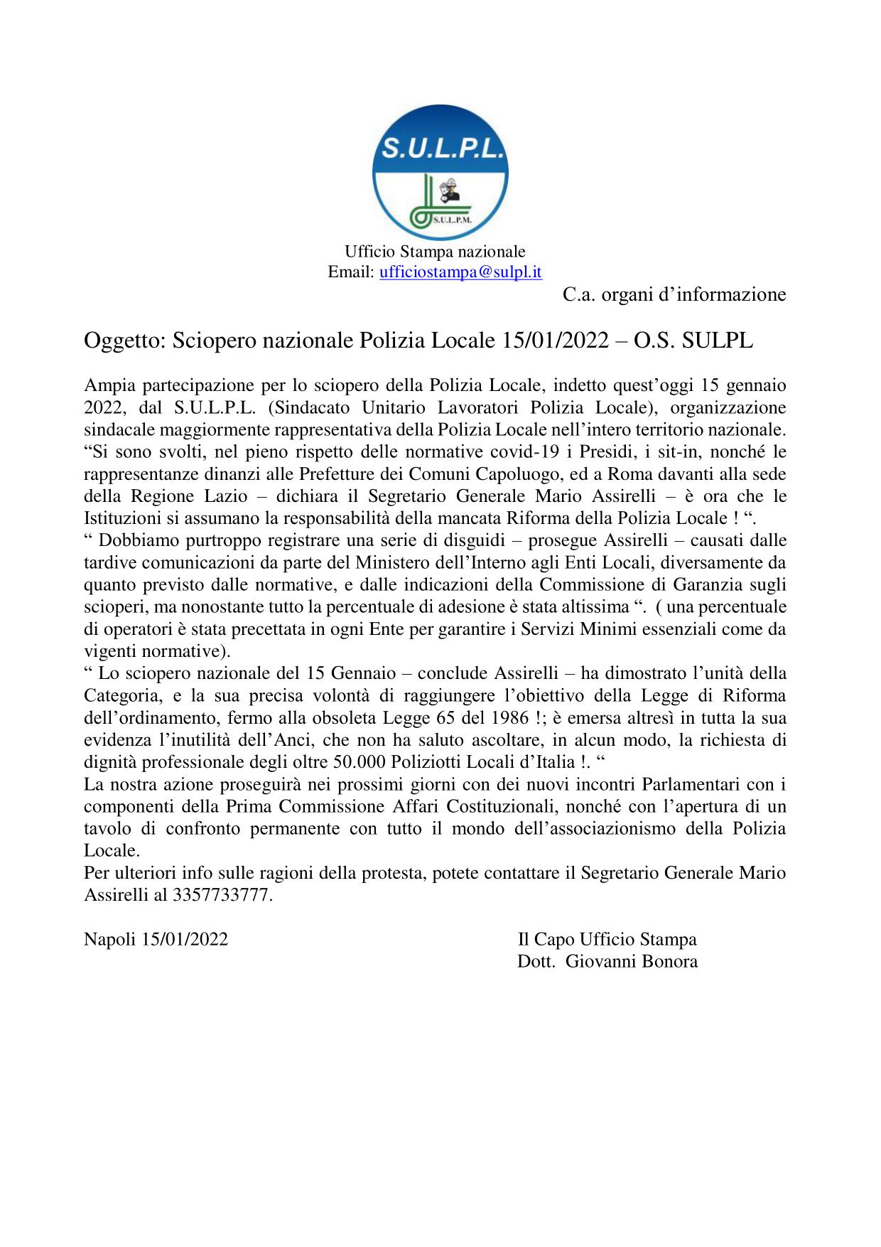 comunicato stampa 3 sciopero.doc