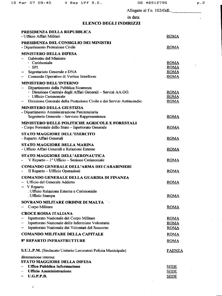 convocazione festa repubblica 20071024 2