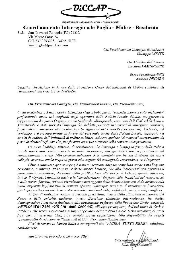 devoluzione dell indennità di O.P. alla Prot. Civ. page 001