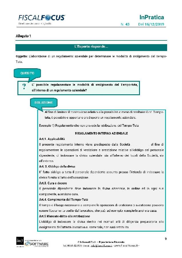 tempo tuta spetta di dirtitto a ricevere retribuzione aggiuntiva page 009