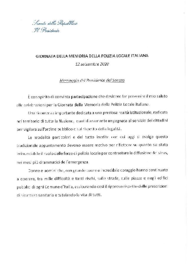lettera presidente senato 1