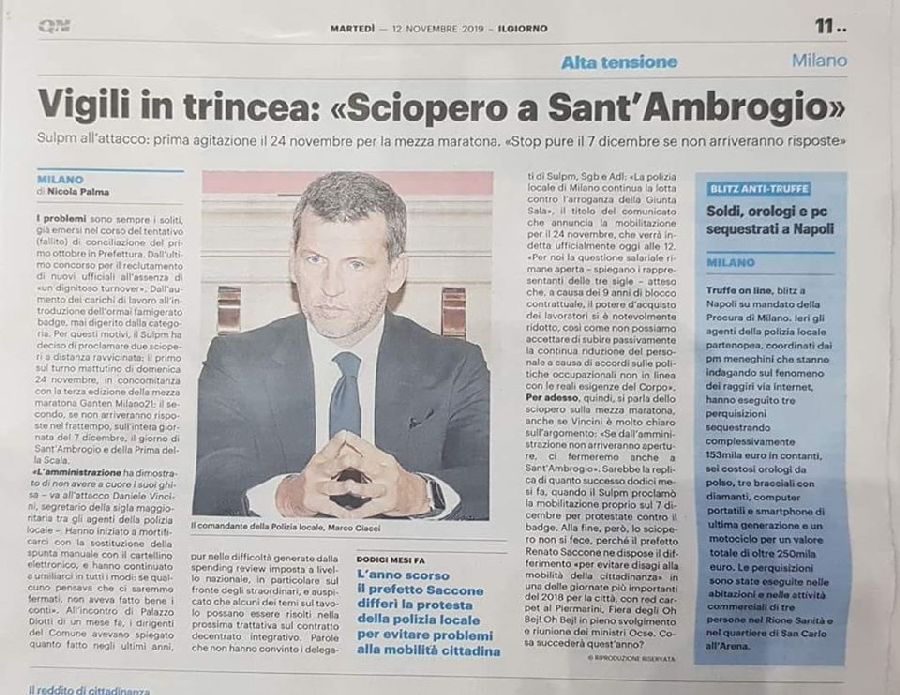 milano sciopero