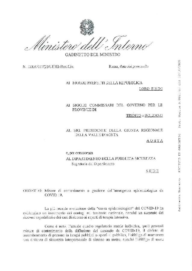 misure di contenimento e gestione emergenza epidemiologica da Covid 19 page 001