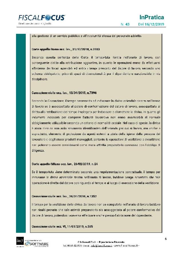 tempo tuta spetta di dirtitto a ricevere retribuzione aggiuntiva page 006